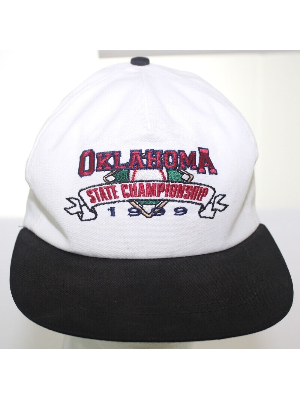 Vintage Oklahoma State Championship 1999 Baseball Hat Buckle Strapback Cap 1Size